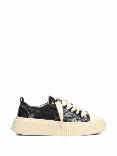 Sneakerși Rhun din piele negru