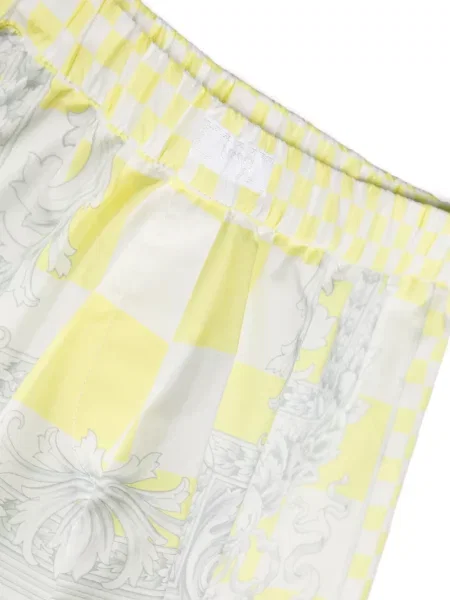 Pantaloni scurți copii Versace galben