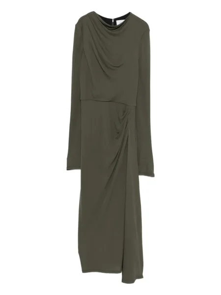 Rochie maxi Erdem până la genunchi de costum verde