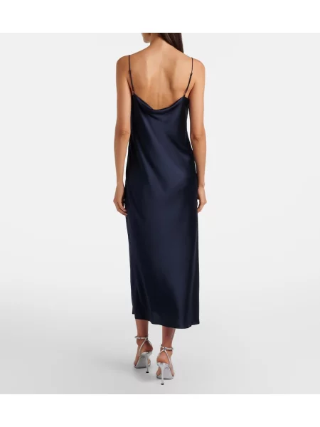 Rochie Dorothee Schumacher din satin albastru