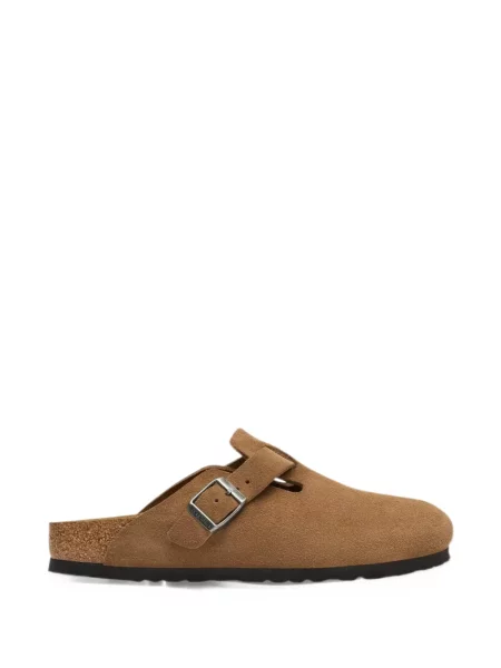 Klapki mules Birkenstock brązowe