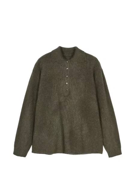 Gulerat tricou polo Jnby verde