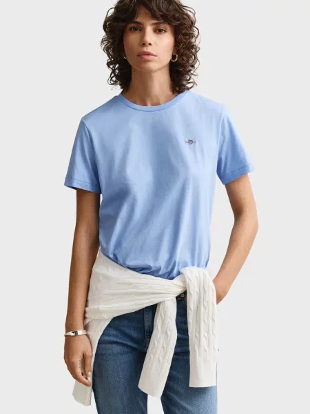 Футболка Gant блакитна