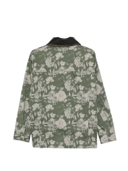 Gulerat geacă Halfboy cu model floral cu imagine verde