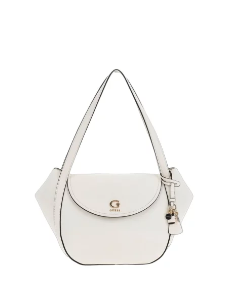 GUESS Kézitáska Guess Sac à Rabat Coleen Off White' fehér