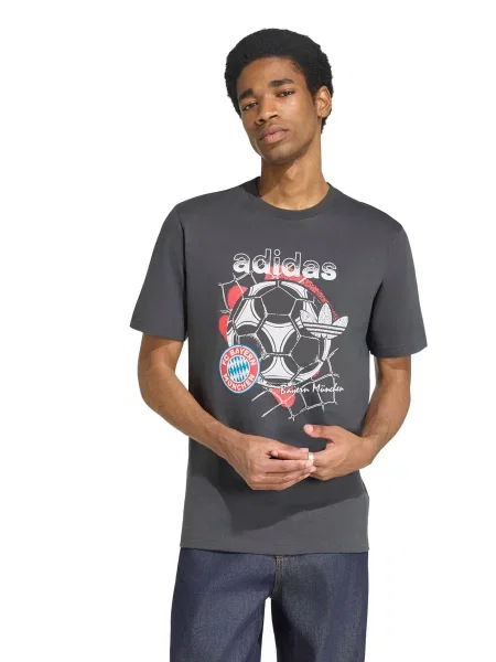 ADIDAS ORIGINALS Funkčné tričko FCB modrá / grafitová / červená biela