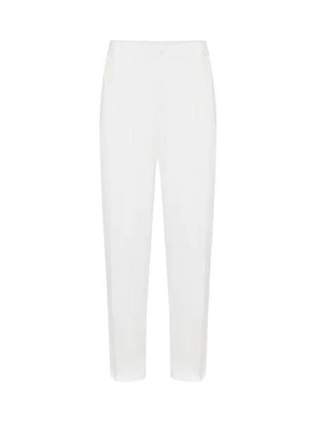 Dandalo Kalhoty se sklady v pase bílá