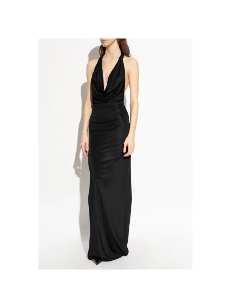 Długa sukienka maxi Dsquared2 czarna