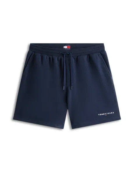 Tommy Jeans Kalhoty námořnická modř bílá