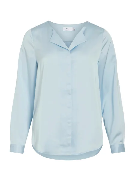 VILA Bluză VIELLETTE deschis albastru