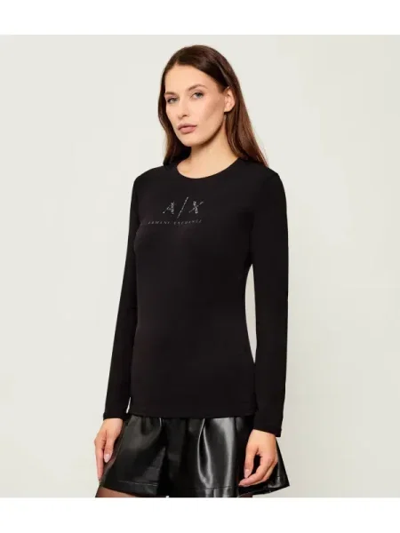 Armani Exchange Bluză negru
