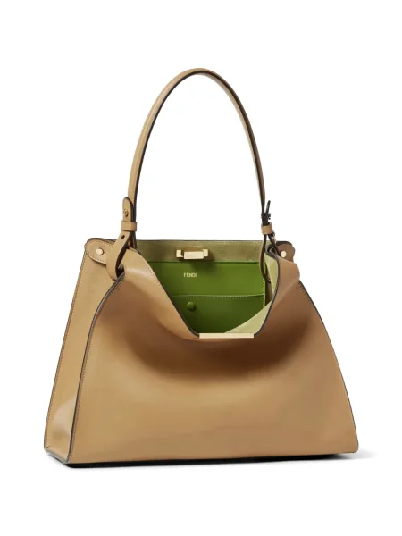 Кожена кожена чанта Fendi