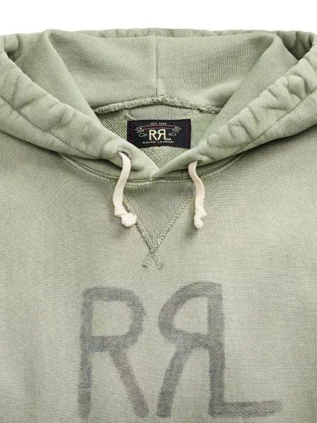 Hanorac cu glugă Ralph Lauren Rrl cu imagine verde
