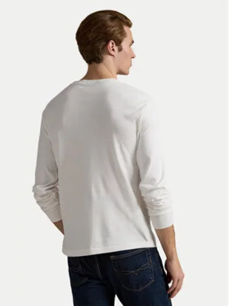 Polo Ralph Lauren Majica z dolgimi rokavi bela
