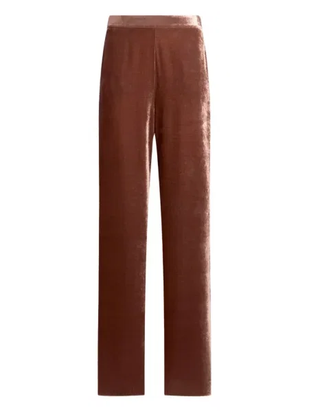 Pantaloni Etro de catifea roz
