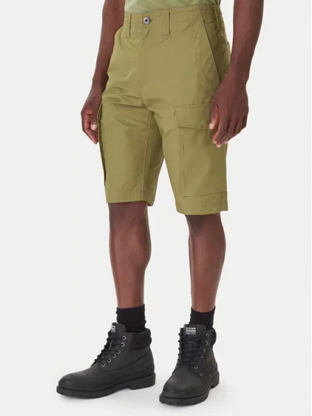 G-Star Raw Σορτς υφασμάτινο Core γκρι