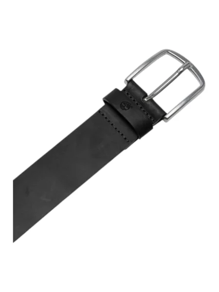 Pasek Timberland skórzany czarny