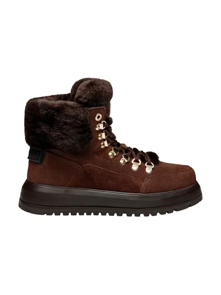 Botine Bogner din piele de oaie maro