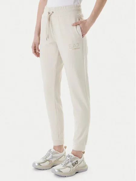 Emporio Armani Spodnie dresowe beżowy