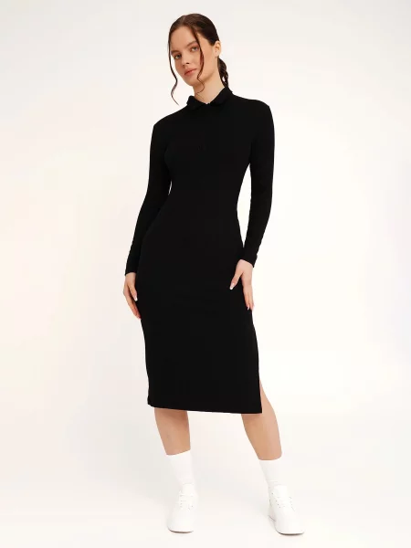 LAWA Сукня міді чорний