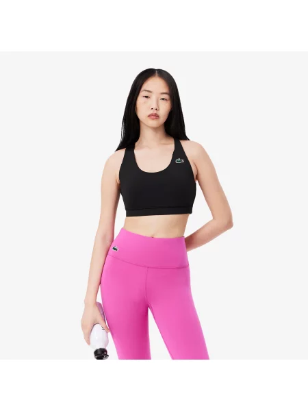 Lacoste Biustonosz Sportowy czarny