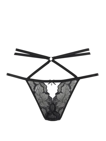 LASCANA Tanga thong' negru