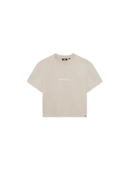 Dickies S/S Loretto W Tee Cement Kobiety Koszulki Dickies Jasnobrązowy Size: M