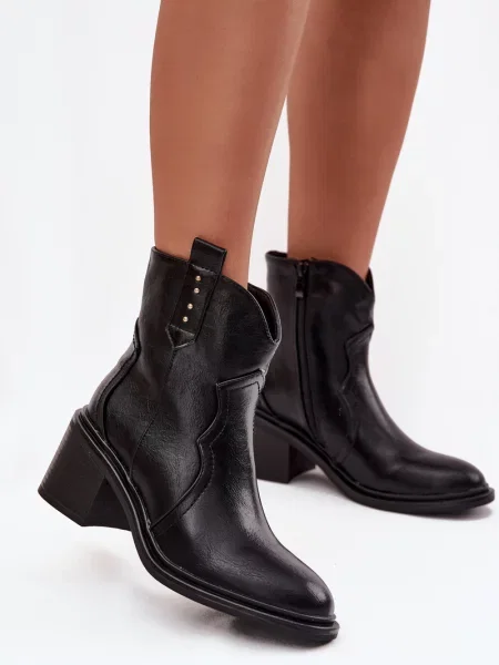 Botine Boto negru