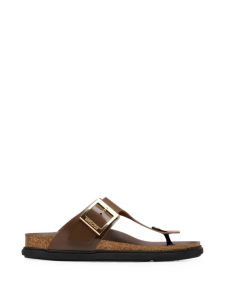 Sandale Birkenstock cu cataramă maro
