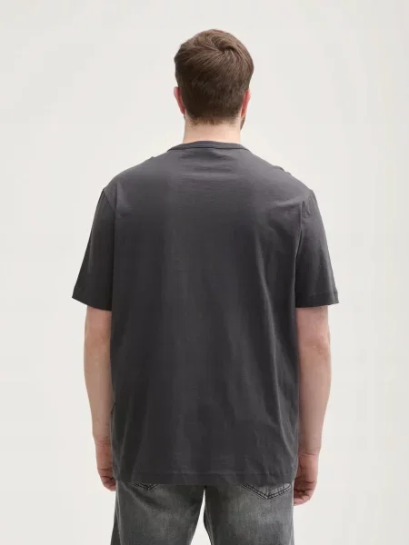 T-SHIRT KOSZULKA PLUS SIZE TOM TAILOR szara