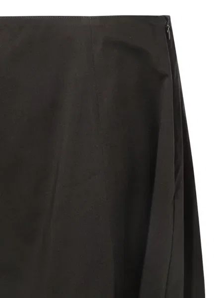 Fustă midi Balenciaga în linie A negru