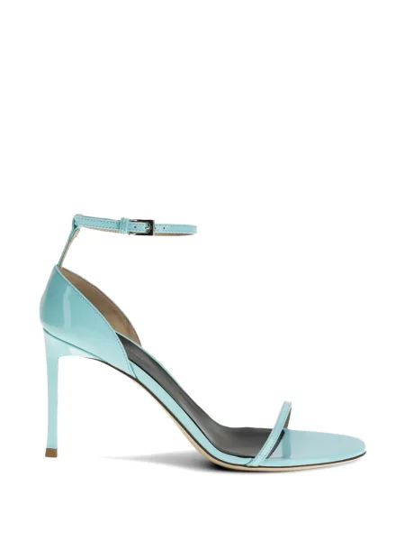 Sandale Tom Ford din piele de lac albastru