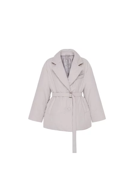 Куртка з паском Estro біла