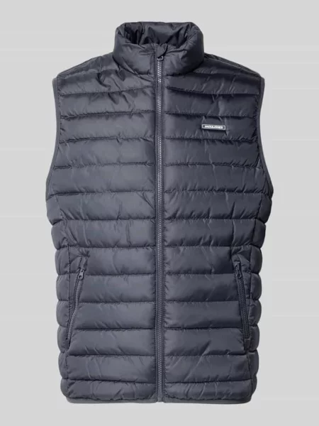 Kamizelka pikowana z zapinanymi na błyskawiczny model ELVIS' Jack & Jones