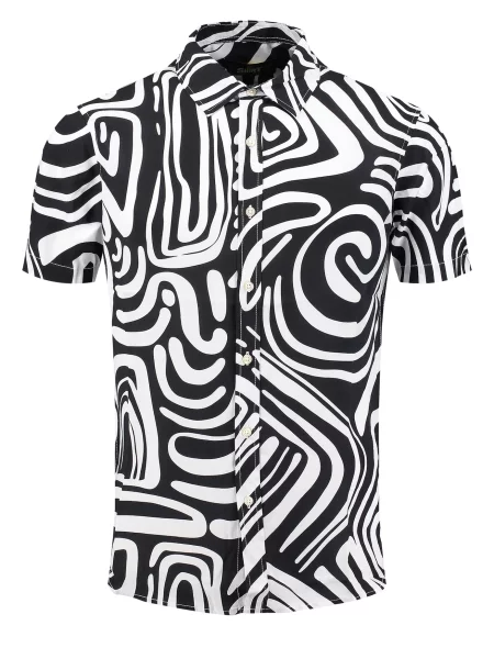 Key Largo Cămașă Sunglasses negru alb