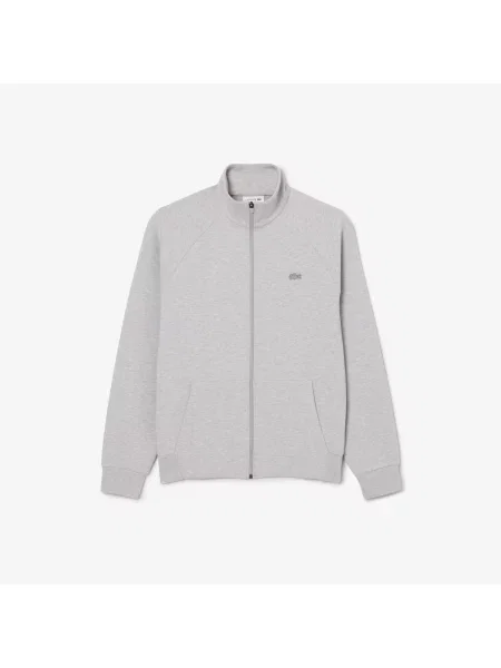 Lacoste Bluza Commuter Na Dwustronny Jersey szara