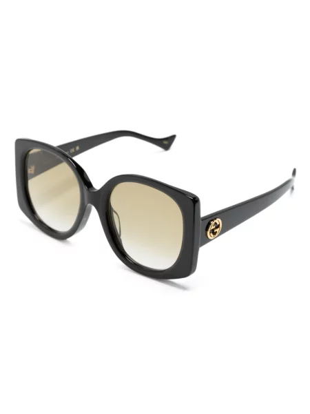 Saulės akiniai Gucci Eyewear su autografu