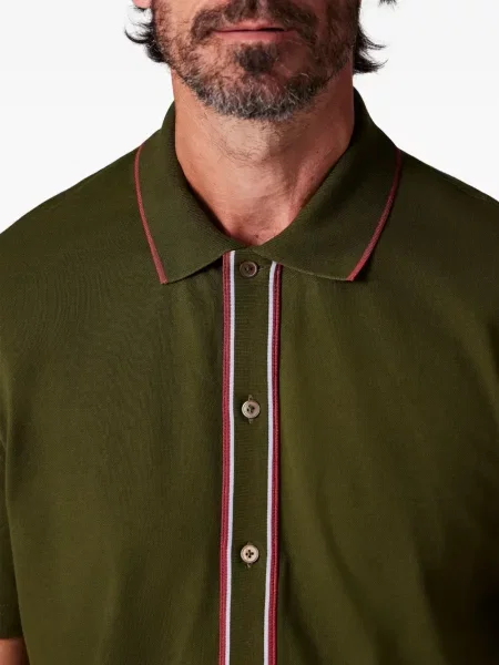 Pruhovaná košile Ps Paul Smith zelená