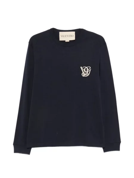 Tricou Valentino Garavani lung albastru