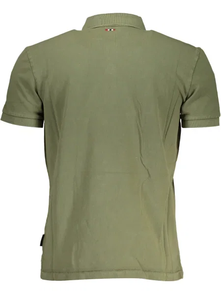 Polo Napapijri cu mâneci scurte verde