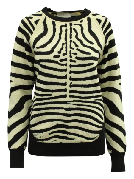 Bluza A.l.c. z nadrukiem w zebrę czarna