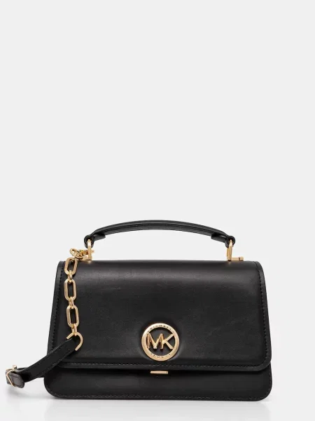 Geanta de piele Michael Michael Kors din piele negru