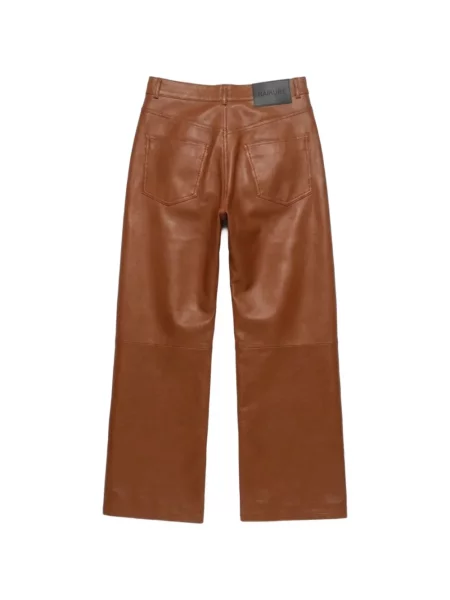 Pantaloni Haikure din piele maro