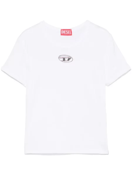 Tricou Diesel lung alb