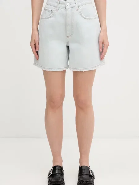 Anine Bing DELANEY SHORT LUCID BLUE pantaloni scurți din denim pentru femei albastru