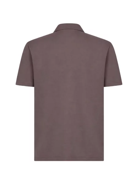 Tricou polo D4.0 maro