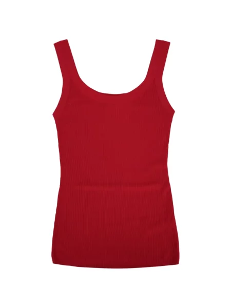 Top Elisabetta Franchi tricotate roșu