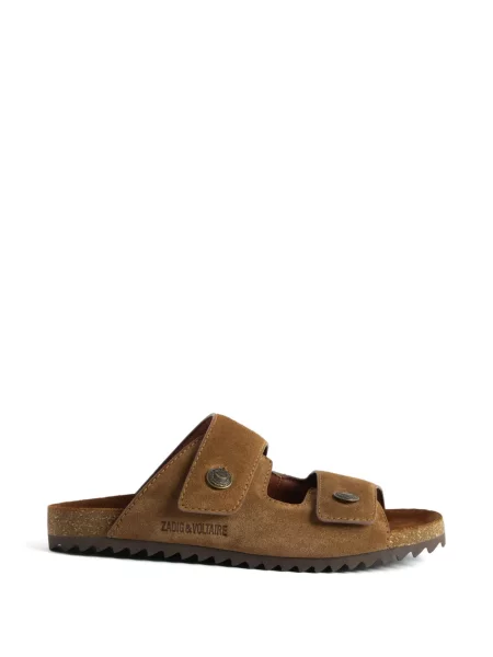 Sandale Zadig&voltaire cu autograf maro
