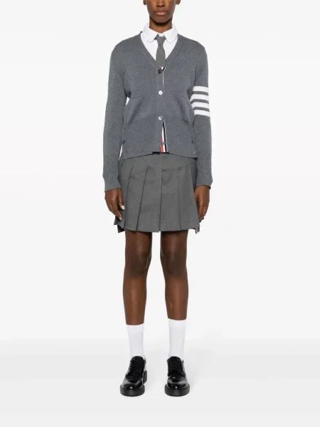 Риза Thom Browne на райета бяло
