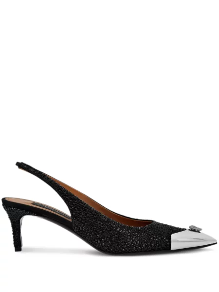 Pantofi cu toc Philipp Plein negru